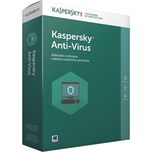 Obrázek Kaspersky Anti-virus 2021, licence pro nového uživatele, počet licencí 1, platnost 2 roky