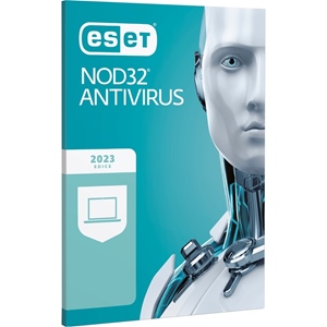 Obrázek ESET NOD32 Antivirus; licence pro nového uživatele ve školství; počet licencí 2; platnost 1 rok